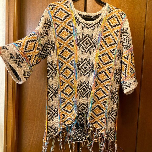 Southwest Knitted Sweater Tunic - Picture 2 of 5